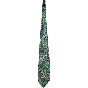 Vintage Funky Wide Neck Tie Funky Cool Retro Hippie Colorful Psychedelic 5 Inch
